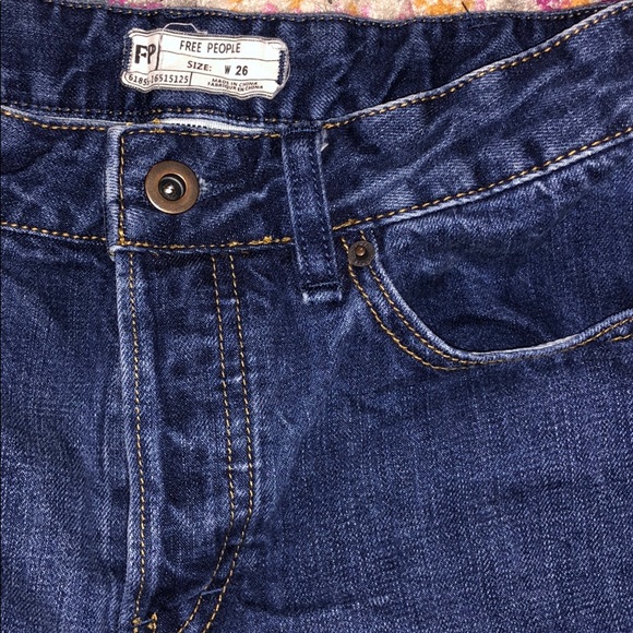 free people jean shorts - Picture 3 of 3